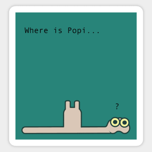 Where is Popi? Sticker